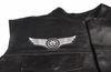 P3845 Winged Wheel Small Iron on Biker Patch - 5x2 inch - HighwayLeather