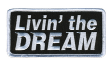 PATCH LIVIN' THE DREAM-PPL9918 : 4"X2" - HighwayLeather