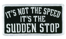 PATCH NOT THE SPEED-PPL9925 : 4"X2" - HighwayLeather