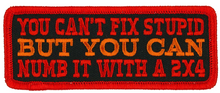 PATCH NUMB STUPID-PPL9996 : 4"X2" - HighwayLeather