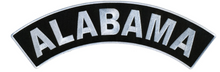 PATCH - ALABAMA TOP ROCKER 12"-PPM4001 : 12W 3H - HighwayLeather