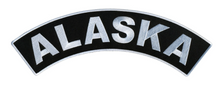 PATCH - ALASKA TOP ROCKER 4"-PPM4004 : 4W 1H - HighwayLeather