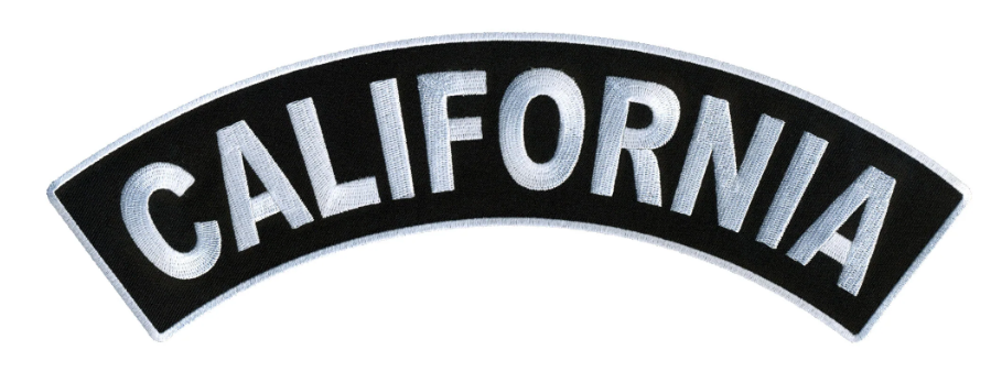 PATCH - CALIFORNIA TOP RKR 4"-PPM4010 : 4W 1H - HighwayLeather