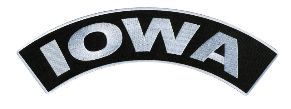PATCH - IOWA TOP ROCKER 4"-PPM4030 : 4W 1H - HighwayLeather