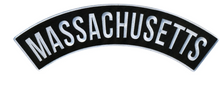 PATCH - MASSACHUSETTS TOP 12"-PPM4041 : 12W 3H - HighwayLeather