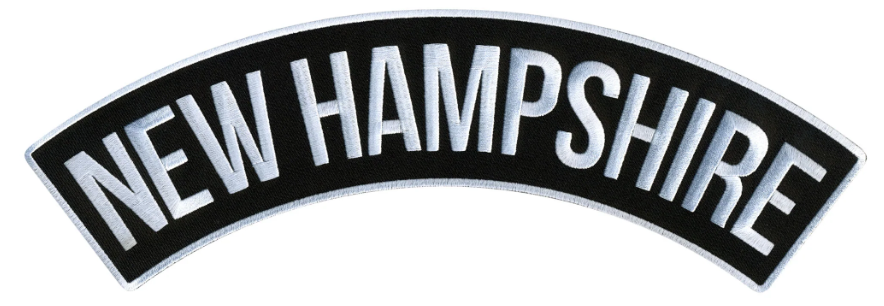 PATCH - NEW HAMPSHIRE TOP 4"-PPM4058 : 4W 1H - HighwayLeather