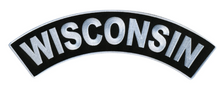 PATCH - WISCONSIN TOP RCKR 12"-PPM4097 : 12W 3H - HighwayLeather