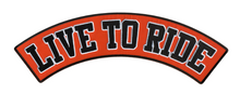 PATCH LIVE TO RIDE TOP RK 4"-PPM4142 : 4W 1H - HighwayLeather