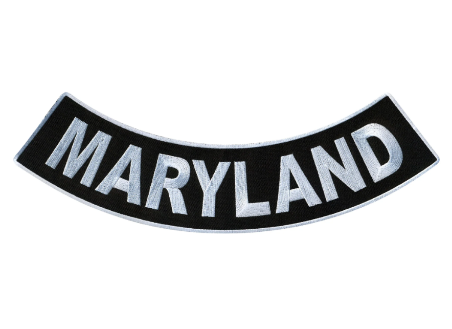 PATCH - MARYLAND BTM ROCKR 4"-PPM5040 : 4W 1H - HighwayLeather