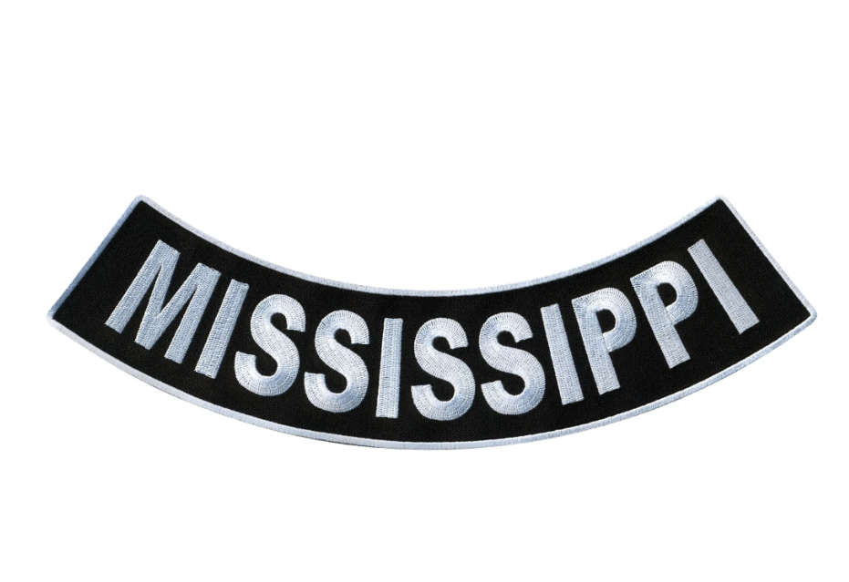 PATCH - MISSISSIPPI BTM RK 4"-PPM5048 : 4W 1H - HighwayLeather