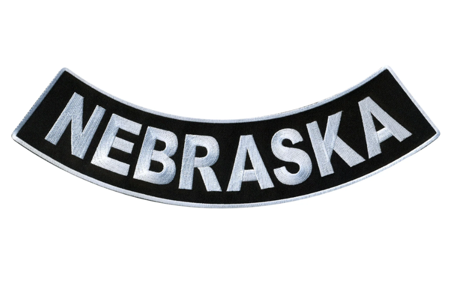 PATCH - NEBRASKA BTM ROCKR 12"-PPM5053 : 12W 3H - HighwayLeather