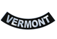 PATCH - VERMONT BTM ROCKER 4"-PPM5090 : 4W 1H - HighwayLeather