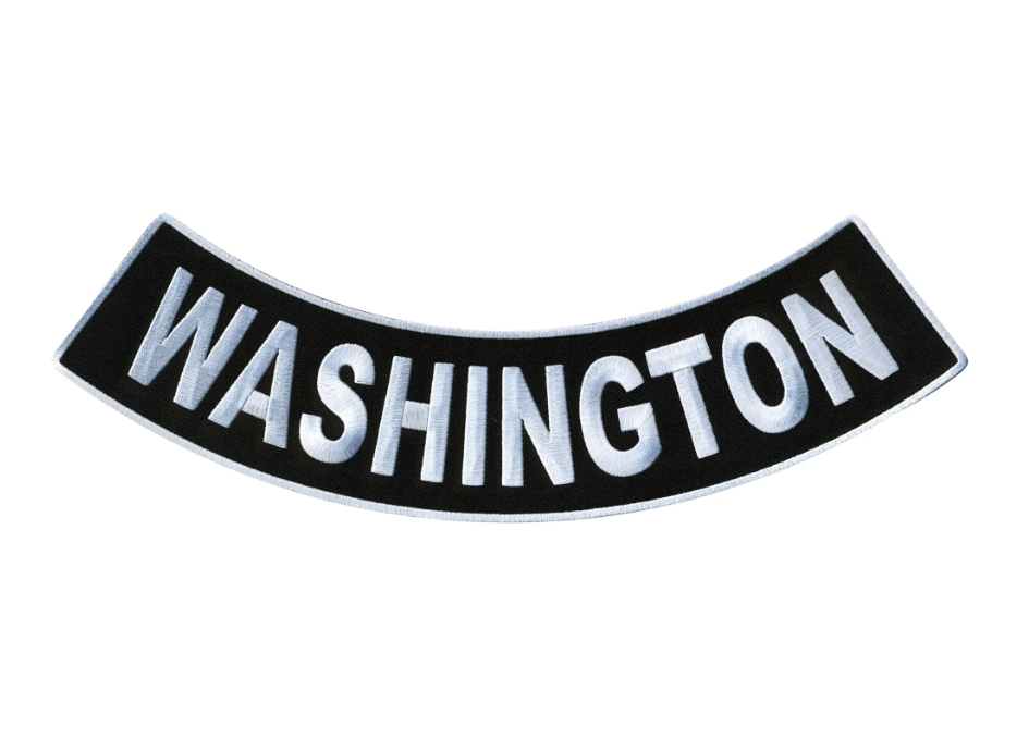 PATCH - WASHINGTON BTM RKR 4"-PPM5094 : 4W 1H - HighwayLeather