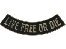 PATCH LIVE FREE OR BOTT RK 12"-PPM5139 : 12W 3H - HighwayLeather