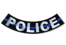 PATCH POLICE BOTTOM ROCKER 12"-PPM5147 : 12W 3H - HighwayLeather
