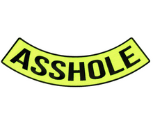 PATCH ASSHOLE BOTT ROCK 12"-PPM5181 : 12W 3H - HighwayLeather
