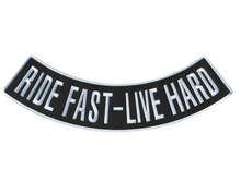 PATCH RIDE FAST LIVE HD BTM 12-PPM5203 : 12W 3H - HighwayLeather
