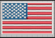 US FLAG WHITE BORDER3.5X2.75 - HighwayLeather