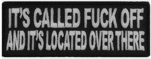 It's Called Fuck Off and It's L-P3521 : 3.5x3.5 inch - HighwayLeather