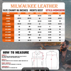 MDM3030 Milwaukee Leather  Men’s Black Waxy Coated Denim Club Style Motorcycle Rider Vest w/ Shirt Collar - HighwayLeather