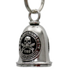 MLB9063 2ND Amendment Motorcycle Good Luck Bell w/ Key Ring-Key Chain Accessory for Bikers - HighwayLeather