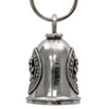 MLB9063 2ND Amendment Motorcycle Good Luck Bell w/ Key Ring-Key Chain Accessory for Bikers - HighwayLeather