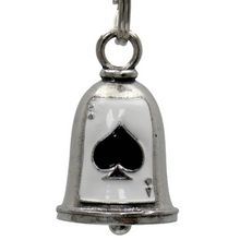 MLB9065 Ace Motorcycle Good Luck Bell w/ Key Ring-Key Chain Accessory for Bikers - HighwayLeather