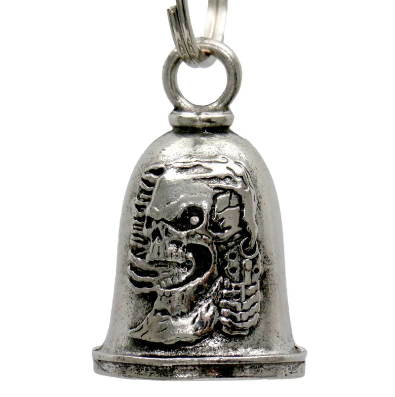 MLB9071 Assassin Motorcycle Good Luck Bell w/ Key Ring-Key Chain Accessory for Bikers - HighwayLeather