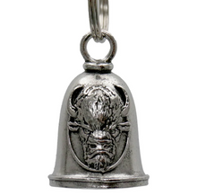 MLB9081 Buffalo Crazy Motorcycle Good Luck Bell w/ Key Ring-Key Chain Accessory for Bikers - HighwayLeather