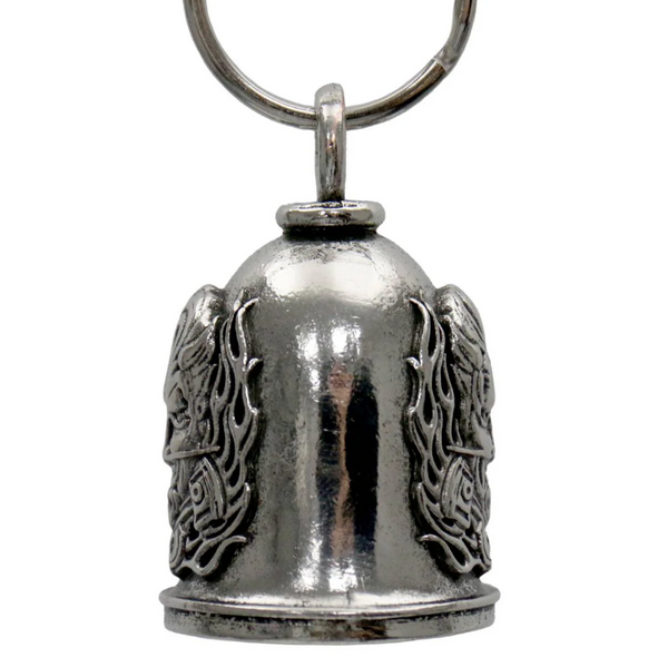 MLB9091 Devil Motorcycle Good Luck Bell w/ Key Ring-Key Chain Accessor ...