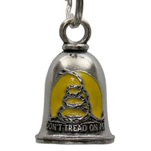 MLB9093 Don't Tread on Me Motorcycle Good Luck Bell w/ Key Ring-Key Chain Accessory for Bikers - HighwayLeather