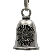 MLB9099 Fallen Sister Motorcycle Good Luck Bell w/ Key Ring-Key Chain Accessory for Bikers - HighwayLeather