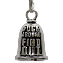 MLB9104 F Around Motorcycle Good Luck Bell w/ Key Ring-Key Chain Accessory for Bikers - HighwayLeather