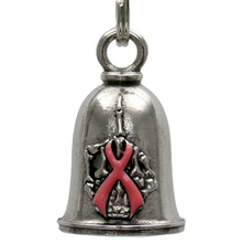 MLB9106 F Cancer Motorcycle Good Luck Bell w/ Key Ring-Key Chain Accessory for Bikers - HighwayLeather