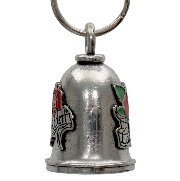 MLB9114 Lady Rider Motorcycle Good Luck Bell w/ Key Ring-Key Chain ...