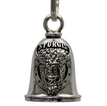MLB9143 Sturgis Buffalo Motorcycle Good Luck Bell w/ Key Ring-Key Chain Accessory for Bikers - HighwayLeather