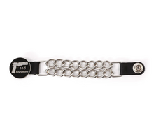 MLA1027 2nd Amendment Medallion Vest Extender - Double Chrome Chains Genuine Leather 6.5" Extension MLA1027-Single