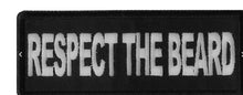 Respect The Beard Patch-P6288 : 4x1.5 inch - HighwayLeather