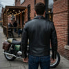 HL10200 Classic MC Leather Jacket with Plain sides