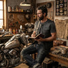 HL11639SPT Collarless Leather Vest Motorcycle Biker Club Concealed Carry Outlaws - HighwayLeather