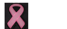 Medium Pink Ribbon Patch For Br-P2345M : 2x4.5 inch - HighwayLeather