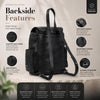 HL80510BLACK - Leather Backpack Handcrafted - HighwayLeather