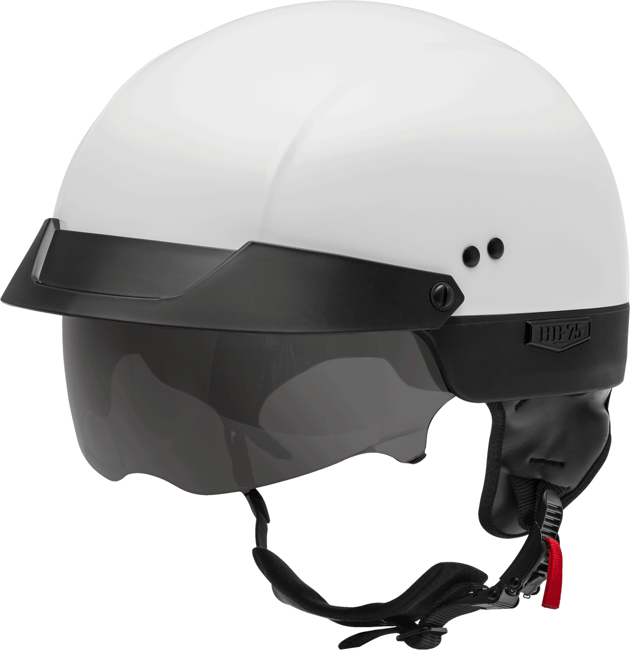 Daytona Helmets D6-PR ‘Skull Cap’ with Purple Roses Half Face Helmet - HighwayLeather