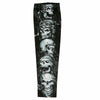 Black leather arm sleeve with five skulls design from Hot Leathers ARM1004 Five Skulls Arm Sleeve, featuring detailed skull artwork.