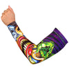 Hot Leathers Jack in The Box arm sleeve featuring colorful cartoon design and comfortable fit, ideal for motorcycle enthusiasts.