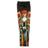 Hot Leathers Fire Biker Arm Sleeve featuring a bold flame design, made of durable fabric for motorcycle riding protection.