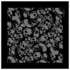 Hot Leathers Ancient Skulls bandana featuring a detailed skull design on black fabric, perfect for motorcycle or casual wear.