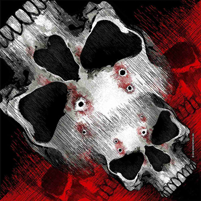 Hot Leathers Jumbo Skull Bandana featuring bold skull design, made of soft fabric, ideal for motorcycle or casual wear.