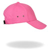Pink heart-embroidered Hot Leathers ladies' riding cap with "Let's Ride" design, casual and stylish baseball cap for women.
