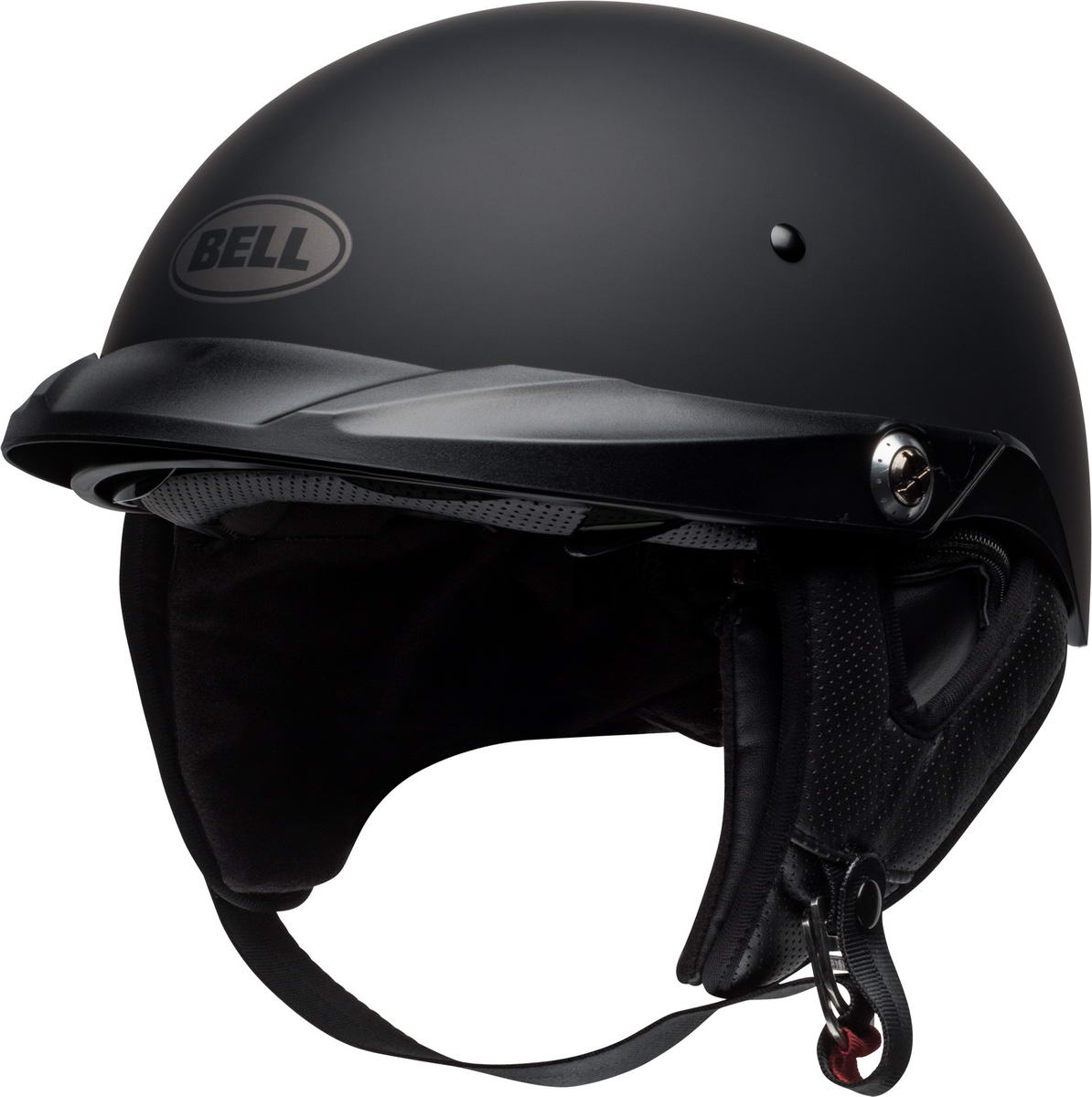 Bell Pit Boss Matte Black Half Helmet - HighwayLeather